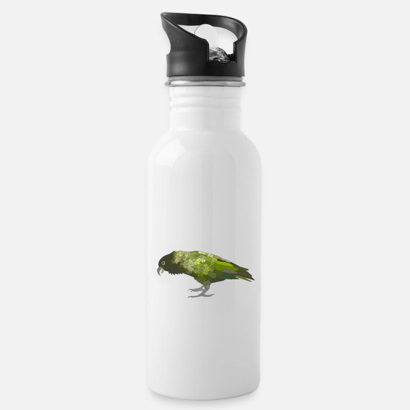 Kea - Trinkflasche mit integriertem Trinkhalm - Weiß