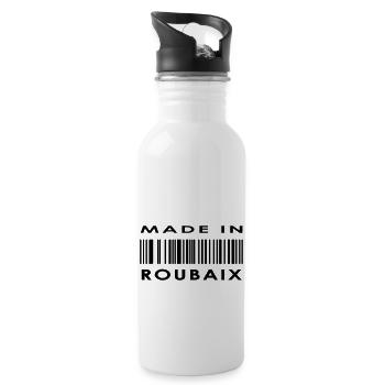 Roubaix - Trinkflasche mit integriertem Trinkhalm - Weiß - Rechts