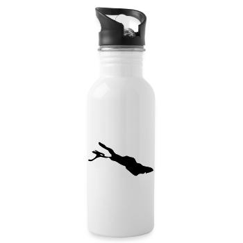 Love City Bodensee - Trinkflasche mit integriertem Trinkhalm - Weiß - Rechts