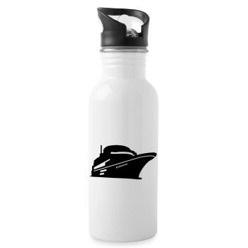 boat - Water bottle with straw - white - Right