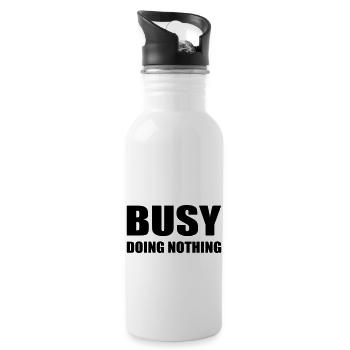 chill - Water bottle with straw - white - Right