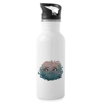 Little Pelota Monster n°10 - Water bottle with straw - white - Right