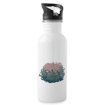 Little Pelota Monster n°9 - Water bottle with straw - white - Right