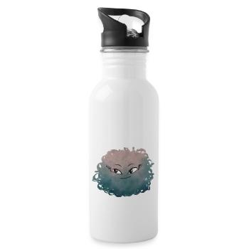 Little Pelota Monster n°7 - Water bottle with straw - white - Right