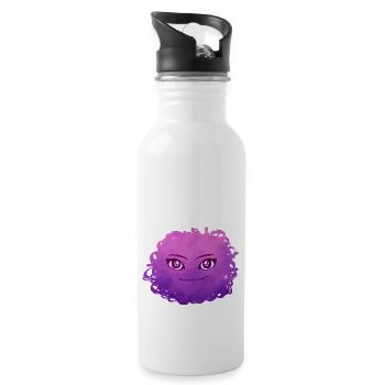 Little Pelota Monster n°11 – pink - Water bottle with straw - white - Right