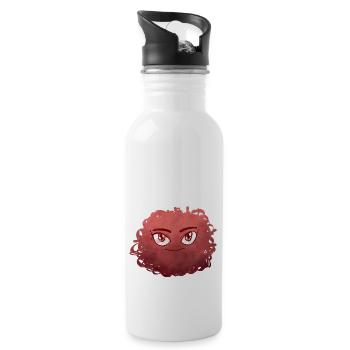 Little Pelota Monster n°6 – red - Water bottle with straw - white - Right