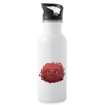 Little Pelota Monster n°10 – red - Water bottle with straw - white - Right