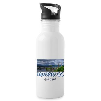 Inverness - Water bottle with straw - white - Right