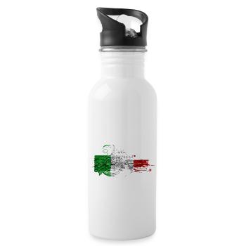 Italien Italienisch Rom Europa Italien Italien Mailand - Trinkflasche mit integriertem Trinkhalm - Weiß - Rechts