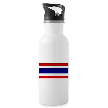 Thaïlande - Gourde avec paille intégrée - blanc - Droite