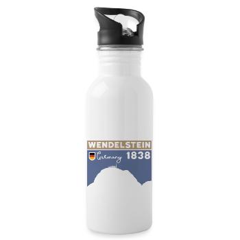 Wendelstein Finisher Hike Hiking Climbing - Water bottle with straw - white - Right