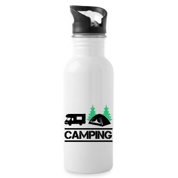 Camping 02 - Water bottle with straw - white - Right