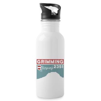 High Grimming Finisher Altitude Hike Dachstein - Water bottle with straw - white - Right