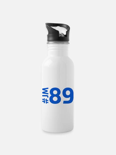 JM89 - Gourde avec paille intégrée - blanc
