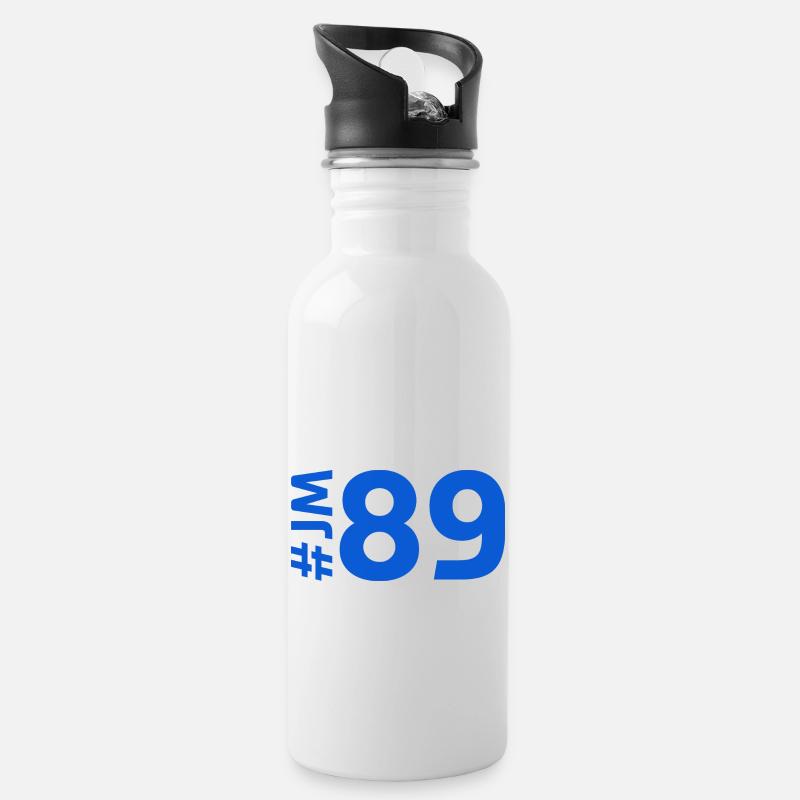 JM89 - Gourde avec paille intégrée - blanc