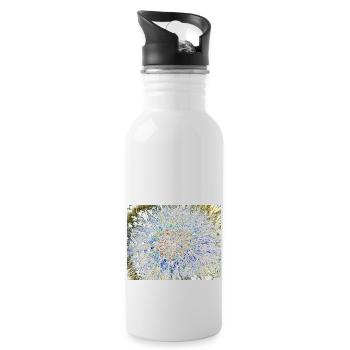 Pissenlit, A731878 - Gourde avec paille intégrée - blanc - Droite