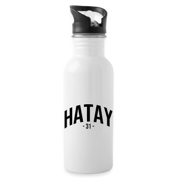 Hatay 31 Turkey Gift Holiday 31 Hatay Kurd - Water bottle with straw - white - Right