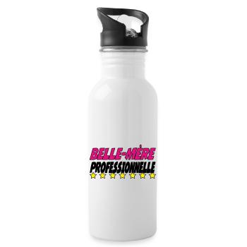 PROFESSIONELL Schwiegermutter - Trinkflasche mit integriertem Trinkhalm - Weiß - Rechts
