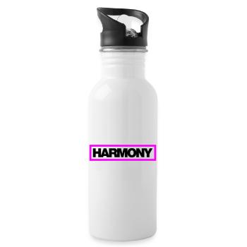 Typo HARMONY Kontur 2C - Trinkflasche mit integriertem Trinkhalm - Weiß - Rechts
