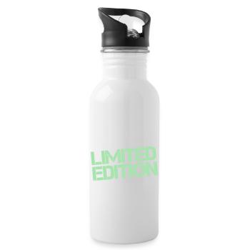 Limited Edition - Water bottle with straw - white - Right