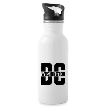 WASHINGTON DC - Trinkflasche mit integriertem Trinkhalm - Weiß - Rechts