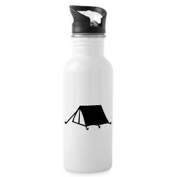 Camping - Tent - Water bottle with straw - white - Right