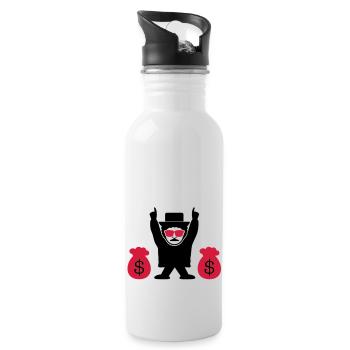 party_thief_f2 - Water bottle with straw - white - Right