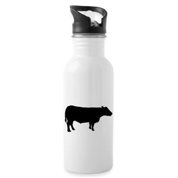 Barbecue - Water bottle with straw - white - Right
