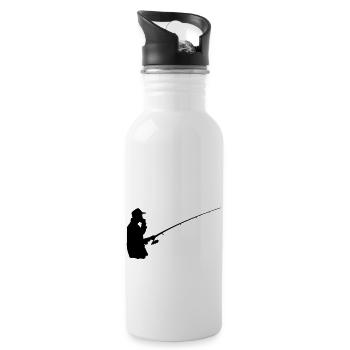 fisherman - Trinkflasche mit integriertem Trinkhalm - Weiß - Rechts