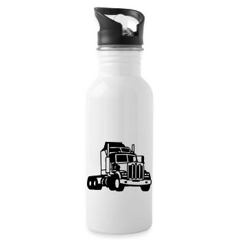TRUCK - Water bottle with straw - white - Right