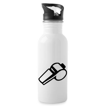 Thunderer whistle - Water bottle with straw - white - Right