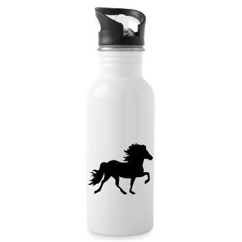 ICELANDER - Water bottle with straw - white - Right