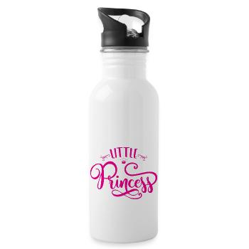Little Princess - Trinkflasche mit integriertem Trinkhalm - Weiß - Rechts