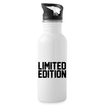 Limited Edition - Water bottle with straw - white - Right