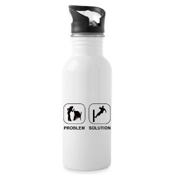 Parkour Runner Extreme Sports Parkour Runner Cadeau - Gourde avec paille intégrée - blanc - Droite