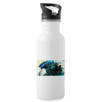 Gozzila - Water bottle with straw - white - Right