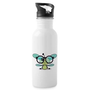 Dolli libbelule - Water bottle with straw - white - Right