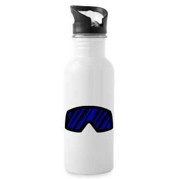 Ski goggles - Water bottle with straw - white - Right