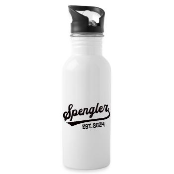 Spengler 2024 Beruf Spenglerei Klempnerei Meister - Trinkflasche mit integriertem Trinkhalm - Weiß - Rechts