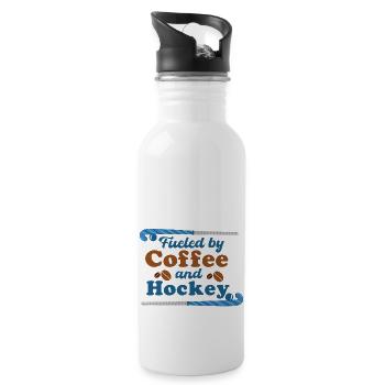 Floorball Hockey Hockey Joueurs de hockey Hockey Café - Gourde avec paille intégrée - blanc - Droite