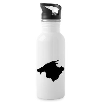 Majorca - Water bottle with straw - white - Right