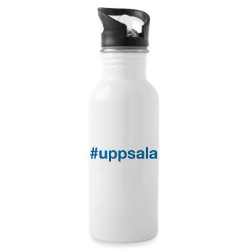 Uppsala Sverige Sweden Schweden - Water bottle with straw - white - Right