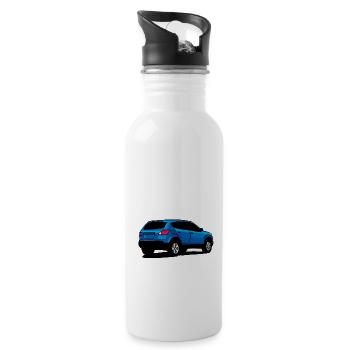 BLue crossover - Water bottle with straw - white - Right