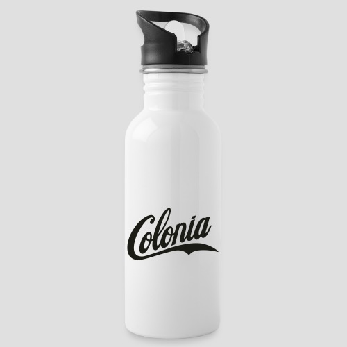 colonia - Trinkflasche mit integriertem Trinkhalm