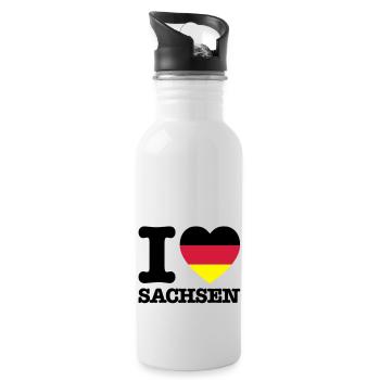 deutschland_sachsen_f3 - Water bottle with straw - white - Right