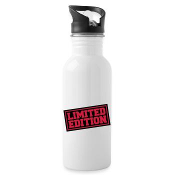 Cool Limited Edition Design - Gourde avec paille intégrée - blanc - Droite