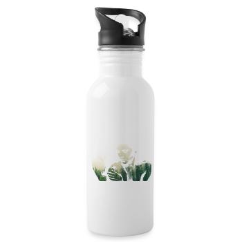 Women and Wolves - Water bottle with straw - white - Right