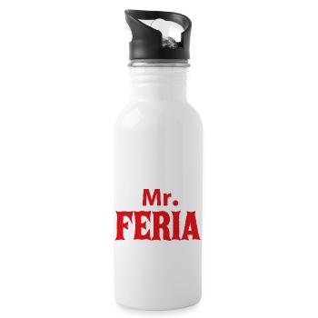 Feria Party - Trinkflasche mit integriertem Trinkhalm - Weiß - Rechts