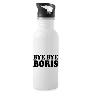 Bye bye boris - Gourde avec paille intégrée - blanc - Droite