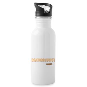 Bakingologist Cookie Pastry Baking Cake - Trinkflasche mit integriertem Trinkhalm - Weiß - Rechts